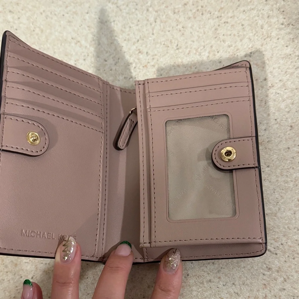 Michael Kors Blush Monogram Wallet - Picture 3 of 4